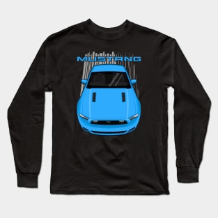 Mustang GT 2013 to 2014 - Grabber Blue Long Sleeve T-Shirt